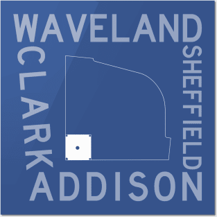 Streets Of Wrigley Field (Chicago Cubs) Posters and Art